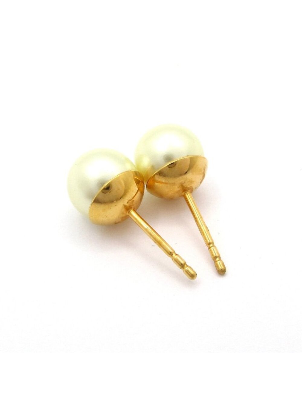 Dior Earrings Tribal Ivory Gold - Picture 3 of 5